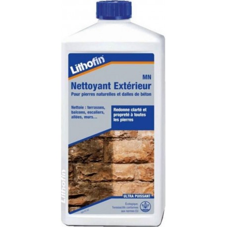 NC Lithofin Mn Nettoyant Exterieur Nettoyant Pour Pierre Naturelle 1L