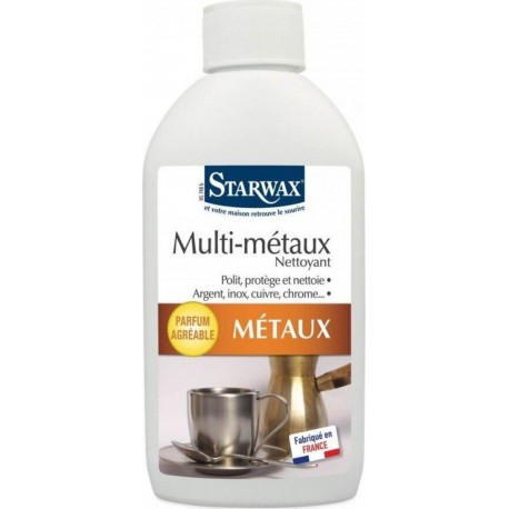 Nettoyant Multimétal Starwax, Incolore, 250ml Liquide, 250ml