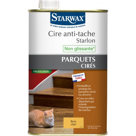 Cire Antitaches Bois Clairs Starwax 1L