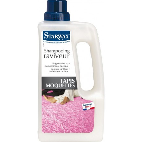 Shampooing Raviveur Tapis Moquettes Starwax 1L