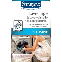 Nettoyant Détartrant Lave-linge Et Lave-vaisselle Starwax 2 X 75g