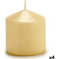 NC Bougie Crème Cire (7 X 7,8 X 7 Cm) (4 Unités)