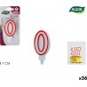 NC Ensemble De Bougies Algon Rouge (36 Unités)