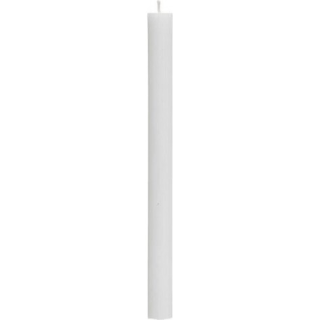 Bougie Bâton demi 26cm Blanc