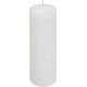 Bougie Déco demi 14cm Blanc