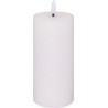 Bougie Déco À Led molia 18cm Blanc