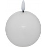 Bougie Boule À Led molia 8cm Blanc