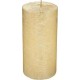 NC Bougie Cylindre Déco colorama 380g Or