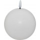 Bougie Boule À Led molia 12cm Blanc