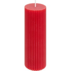 NC Bougie Déco demi 14cm Rouge