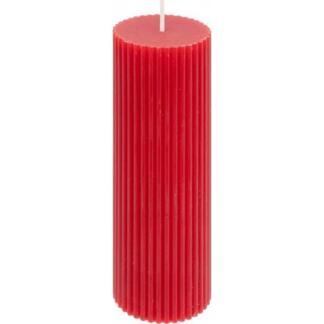 NC Bougie Déco demi 14cm Rouge