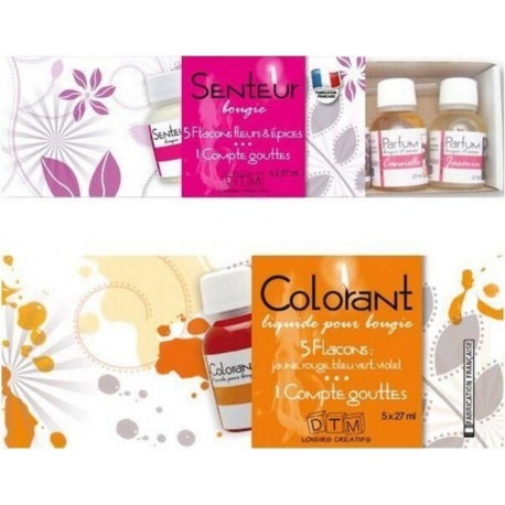 NC Coffret 5 Colorants & 5 Arômes D'épices Pour Bougies