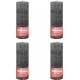 NC Bougies Pilier Rustiques Shine 4 Pcs 190x68 Mm Gris Orageux Bolsius