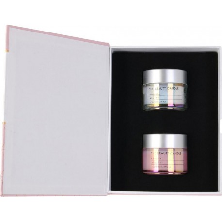 NC Coffret Beauté 2 Bougies Parfumées Senteurs Florales