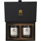 NC Coffret 2 Bougies Parfumées Senteur Bois De Santal