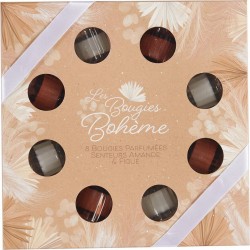 NC Coffret 8 Bougies Parfumées Bohème Amande & Figue