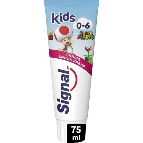 SIGNAL Dentifrifice Enfants 0 6 ans à la Fraise le tubes de 75ml