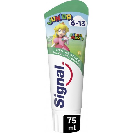 SIGNAL Dentifrice Junior Super Mario à la Menthe 6 13 ans le tube de 75ml