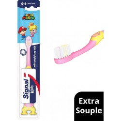 SIGNAL Brosse à Dents Enfants Extra Souple Super Mario la brosse à dents