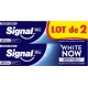 SIGNAL Dentifrice Blancheur White Now les 2 tubes de 75ml