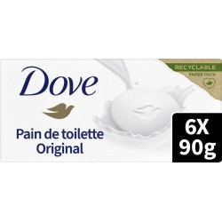 DOVE Savon Solide Original Hydratant lot de 6 savons