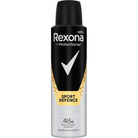 REXONA Déodorant Sport Défence 48H Anti-Transpirant MEN 150ml