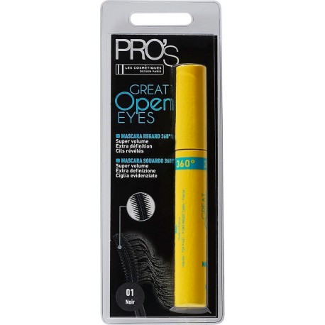 PRO Mascara Great Open Eyes Noir 01 'S le mascara