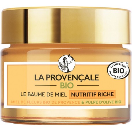 LA PROVENCALE BIO Baume Visage Nutritif Bio Miel le tube de 50ml