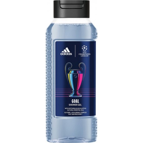 ADIDAS Gel Douche Goal Patchouli et Eucalyptus Champions League 250ml