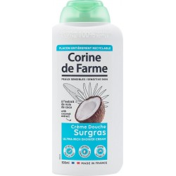 CORINE DE FARME Crème Douche Surgras à l'Extrait de Coco 500ml