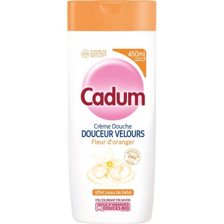 CADUM Crème de Douche Douceur Velours Fleur d'Oranger 450ml