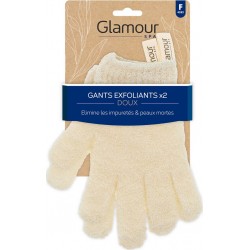 GLAMOUR Gant Exfoliant Elimines les Impurtés & Peaux Mortes PARIS la paire de gant