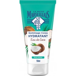 LE PETIT MARSEILLAIS Gommage Corps Hydratant à l'Eau de Coco Peaux Sèches 150ml