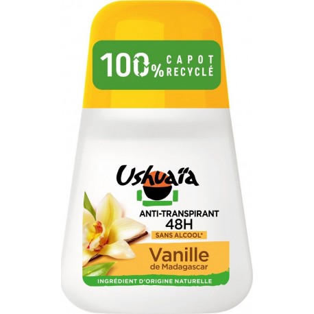 USHUAIA Déodorant à la Vanille de Madagascar 48H le roll-on de 50ml