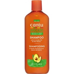 CANTU Shampoing Hydratant Nourrit & Adoucit Cheveux Secs Et Cassants À L'Huile D'Avocat Et Au Beurre De Karité Avocado 400ml