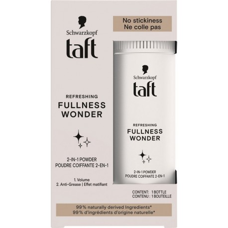 TAFT Poudre Coiffante 2en 1 Volume Longue Durée Effet Matifiant 10g