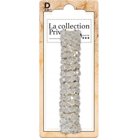 BO PARIS Barrette Cheveux Perles Argent La Collection Privée la barrette