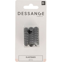 DESSANGE Elastique Spirale Noir les 3 élastiques