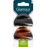 GLAMOUR Pinces à Cheveux Noir et Marron PARIS les 2 pinces