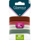 GLAMOUR Elastiques Epais Multicolores PARIS les 14 élastiques