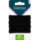 GLAMOUR Elastiques en Mousse Noir PARIS les 4 élastiques