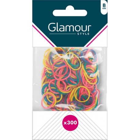 GLAMOUR Elastiques Mini Multicolores PARIS les 300 élastiques