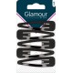 GLAMOURS PARIS Barrettes Noir les 5 barrettes