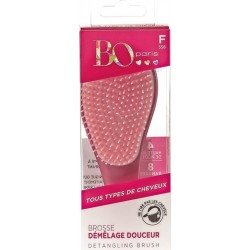 BO PARIS Brosse démêlante rose la brosse à cheveux