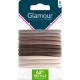 GLAMOUR Elastiques en Mousse Nude PARIS les 10 élastiques