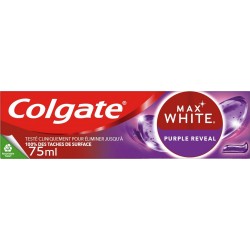 COLGATE Dentifrifice Blancheur Max White Purple le tube de 75ml