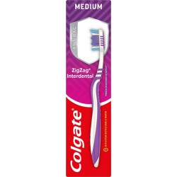 COLGATE Brosse à Dents Zig Zag Médium la brosse à dents