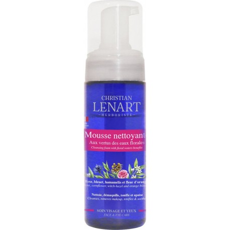 CHRISTIAN LENART HERBORISTE Mousse Nettoyante aux Vertus des Eaus Florales 150ml