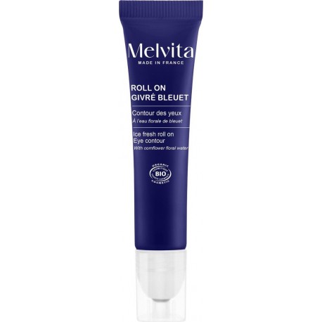 MELVITA Soin Yeux Givré Bleuet le roll-on de 10ml