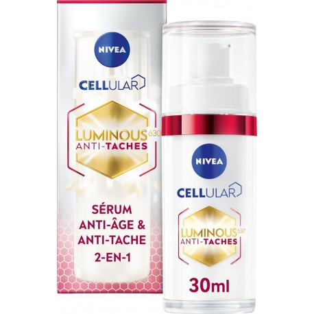 NIVEA Sérum Anti-Âge Anti-Tâches Luminous 630° Cellular 30ml